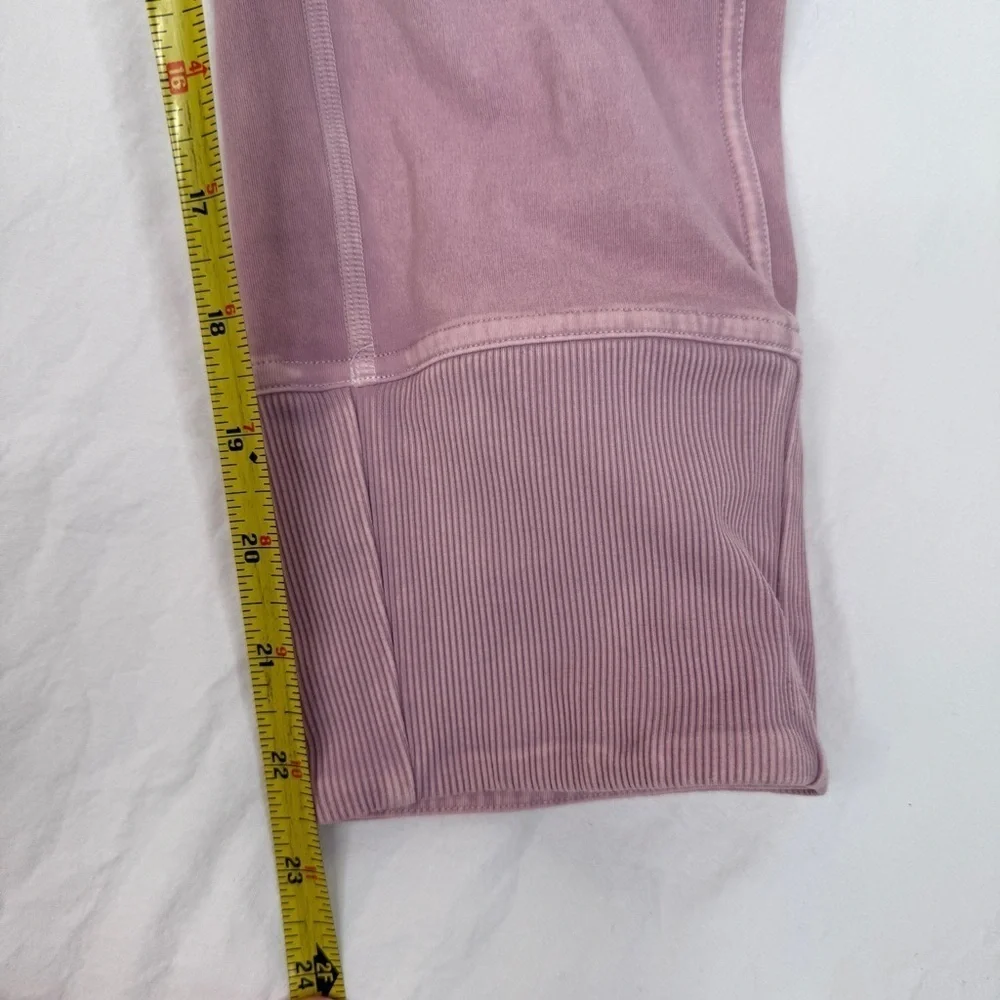 Lululemon Wunder Under Crop 23 Ribbed Washed Antoinette Size 8